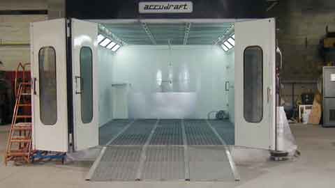 Collision Repair Paint Booth